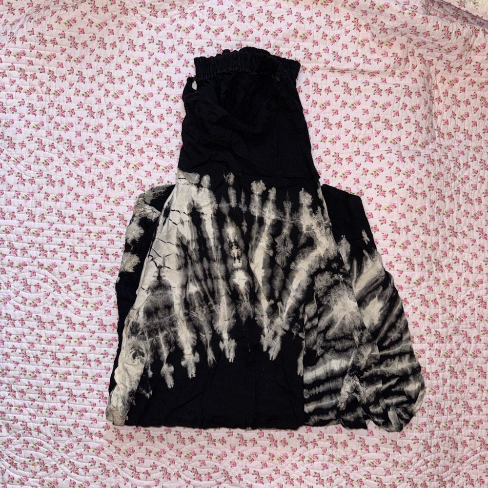 hippie boho tie die pants